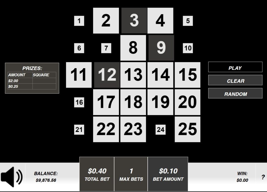 GameFirstRound Square Score